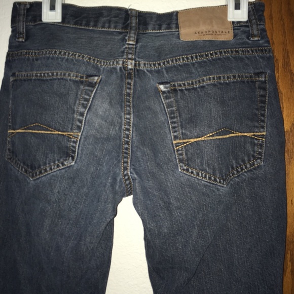 Mens aeropostale slim straight dark wash jeans 29 - Picture 7 of 8